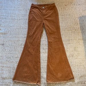 Corduroy Flare Pants. Sz Large